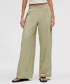 Lululemon Swift Mid-rise Wide-leg Pants In Green