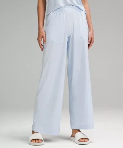 Lululemon Swift Mid-rise Wide-leg Pants In Blue