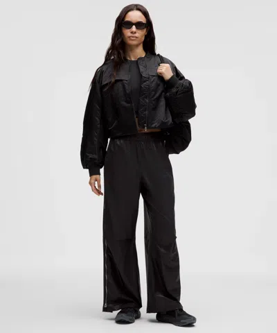 Lululemon Swift Shine Mid-rise Zip-leg Pant In Black