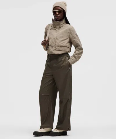 Lululemon Swift Shine Mid-rise Zip-leg Pant In Green