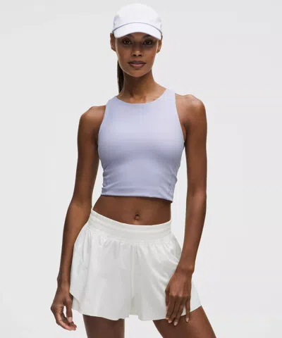 Lululemon Swift Speed Cropped Tank Top In Blue