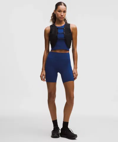 Lululemon Swift Speed High-rise Short 6" In Blue