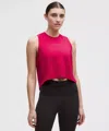 Lululemon Swiftly High-low Cropped Tank Top