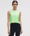 Lululemon Swiftly High-low Cropped Tank Top