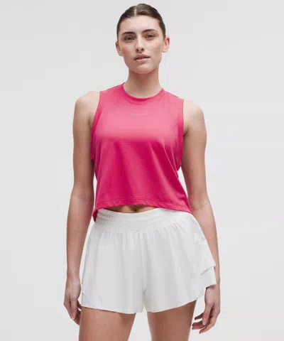 Lululemon Swiftly High-low Cropped Tank Top