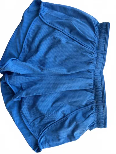 Lululemon Swiftly Mid-rise Short 3" In Pool Party In Blue