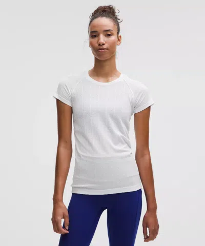 Lululemon Swiftly Pointelle Short-sleeve Shirt