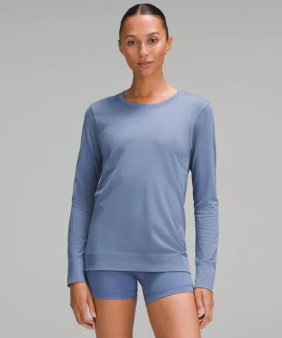 Lululemon Swiftly Relaxed Long-sleeve Shirt In Blue