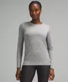 Lululemon Swiftly Relaxed Long-sleeve Shirt In Gray