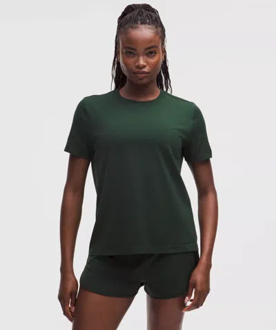Lululemon Swiftly Relaxed Short-sleeve Shirt In Green