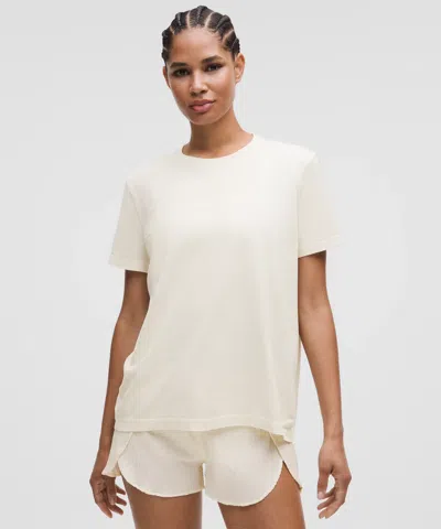 Lululemon Swiftly Relaxed Short-sleeve Shirt In Neutral