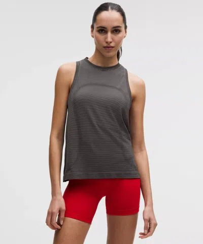 Lululemon Swiftly Relaxed Tank Top Hip Length In Gray