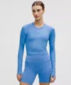 Lululemon Swiftly Tech Cropped Long-sleeve Shirt 2.0
