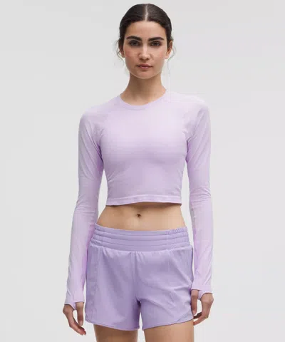 Lululemon Swiftly Tech Cropped Long-sleeve Shirt 2.0