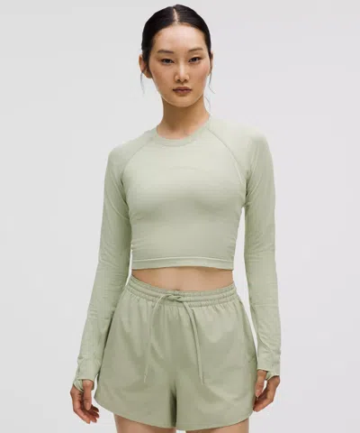 Lululemon Swiftly Tech Cropped Long-sleeve Shirt 2.0