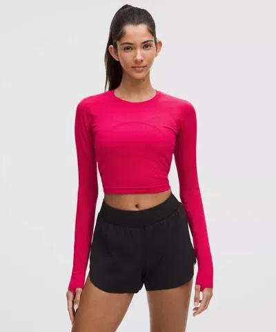 Lululemon Swiftly Tech Cropped Long-sleeve Shirt 2.0