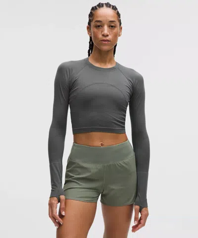 Lululemon Swiftly Tech Cropped Long-sleeve Shirt 2.0