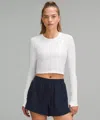 Lululemon Swiftly Tech Cropped Long-sleeve Shirt 2.0