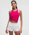 Lululemon Swiftly Tech Cropped Racerback Tank Top 2.0 In Pink