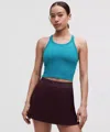 Lululemon Swiftly Tech Cropped Racerback Tank Top 2.0 In Neutral