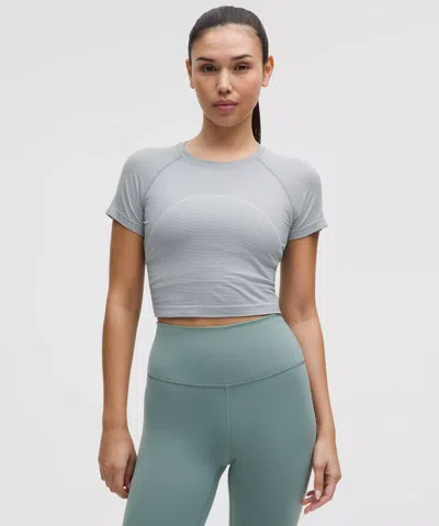 Lululemon Swiftly Tech Cropped Short-sleeve Shirt 2.0