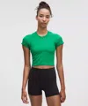 Lululemon Swiftly Tech Cropped Short-sleeve Shirt 2.0
