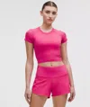 Lululemon Swiftly Tech Cropped Short-sleeve Shirt 2.0