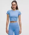 Lululemon Swiftly Tech Cropped Short-sleeve Shirt 2.0