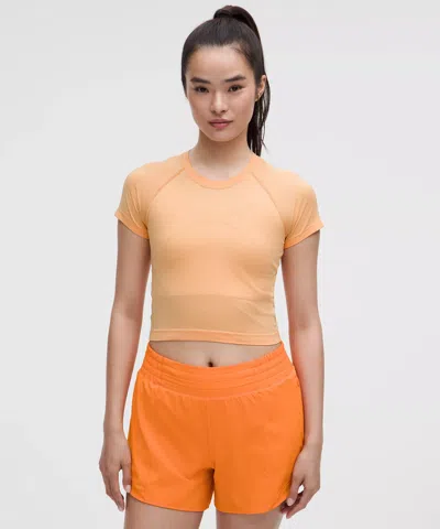 Lululemon Swiftly Tech Cropped Short-sleeve Shirt 2.0