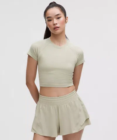 Lululemon Swiftly Tech Cropped Short-sleeve Shirt 2.0
