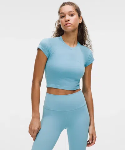 Lululemon Swiftly Tech Cropped Short-sleeve Shirt 2.0