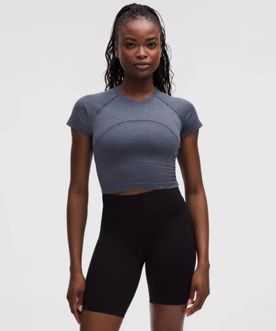Lululemon Swiftly Tech Cropped Short-sleeve Shirt 2.0