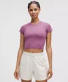 Lululemon Swiftly Tech Cropped Short-sleeve Shirt 2.0