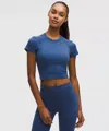 Lululemon Swiftly Tech Cropped Short-sleeve Shirt 2.0
