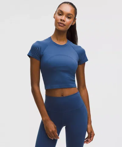 Lululemon Swiftly Tech Cropped Short-sleeve Shirt 2.0