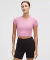 Lululemon Swiftly Tech Cropped Short-sleeve Shirt 2.0