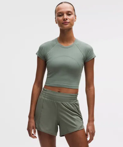 Lululemon Swiftly Tech Cropped Short-sleeve Shirt 2.0