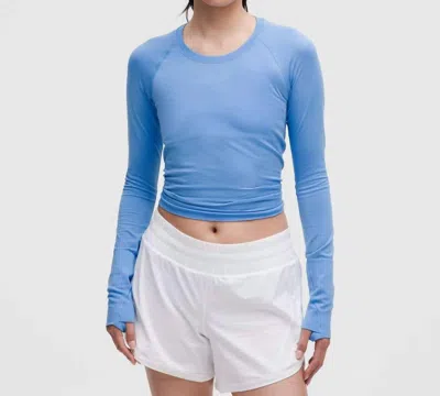 Lululemon Swiftly Tech Long Sleeve 2.0 Top In Pool Party In Blue