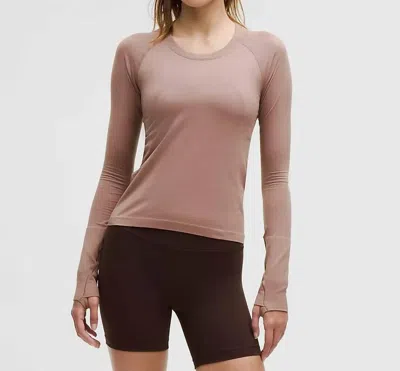 Lululemon Swiftly Tech Long Sleeve 2.0 Top In Twilight Rose In Pink