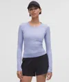 Lululemon Swiftly Tech Long-sleeve Shirt 2.0 In Blue
