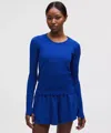 Lululemon Swiftly Tech Long-sleeve Shirt 2.0 In Blue