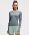 Lululemon Swiftly Tech Long-sleeve Shirt 2.0 In Gray
