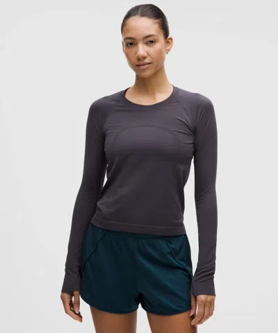 Lululemon Swiftly Tech Long-sleeve Shirt 2.0 In Gray