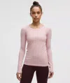 Lululemon Swiftly Tech Long-sleeve Shirt 2.0 Hip Length In Pink