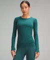 Lululemon Swiftly Tech Long-sleeve Shirt 2.0 Hip Length In Green