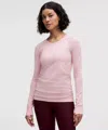 Lululemon Swiftly Tech Long-sleeve Shirt 2.0 Hip Length In White