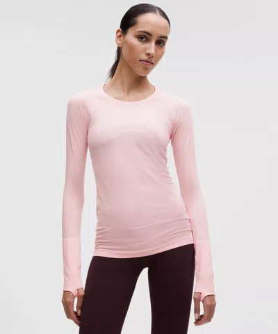 Lululemon Swiftly Tech Long-sleeve Shirt 2.0 In Pink