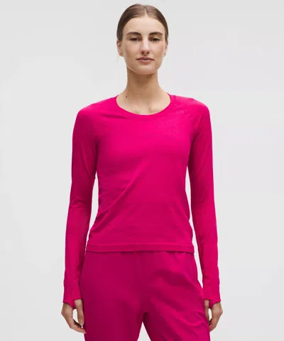 Lululemon Swiftly Tech Long-sleeve Shirt 2.0 In Purple