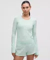 Lululemon Swiftly Tech Long-sleeve Shirt 2.0 Waist Length In Neutral