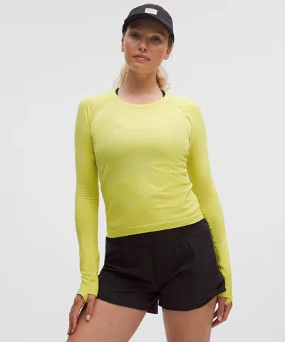 Lululemon Swiftly Tech Long-sleeve Shirt 2.0 Waist Length In Green